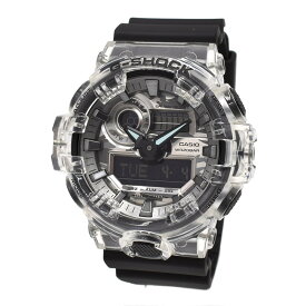 カシオ CASIO 腕時計 G-SHOCK Gショック GA-700SKC-1A ANALOG-DIGITAL GA-700 SERIES アナログ デジタル アナデジ 時計 メンズ シルバー+グレー+ブラック 海外正規品