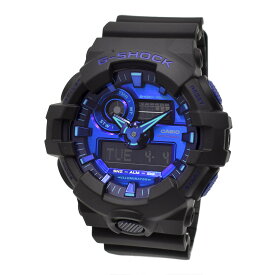 カシオ CASIO 腕時計 G-SHOCK Gショック GA-700VB-1A VIRTUAL BLUE Series アナログ デジタル アナデジ 時計 メンズ ブルー+ブラック 海外正規品
