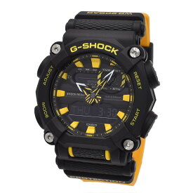 カシオ CASIO 腕時計 G-SHOCK Gショック GA-900A-1A9 ANALOG-DIGITAL GA-900 SERIES アナログ デジタル アナデジ メンズ ウォッチ ブラック+イエロー 海外正規品