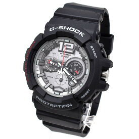 カシオ CASIO 腕時計 G-SHOCK Gショック GA-110-1A BIG CASE アナログ メンズ ウォッチ シルバー+ブラック 海外正規品