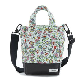 キャスキッドソン Cath Kidston トートバッグ 1064643 106390618589102 ORGANIC COTTON SMALL TOTE MINT DENSE PAISLEY オーガニックコットン製 2way スモール トート 斜めがけショルダーバッグ デンス ペイズリー