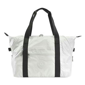 キプリング Kipling ボストンバッグ K25748 47I ART M アートエム キャリーオンバッグ ショルダーバッグ トラベルバッグ WHITE METALLIC ホワイト系