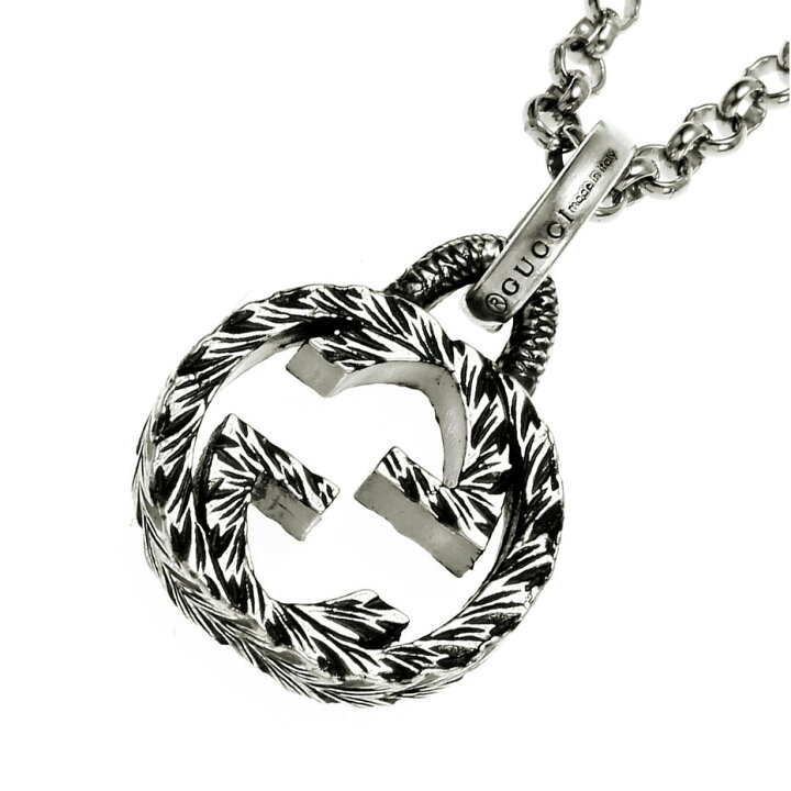 楽天市場】グッチ GUCCI インターロッキングG ペンダント ネックレス  