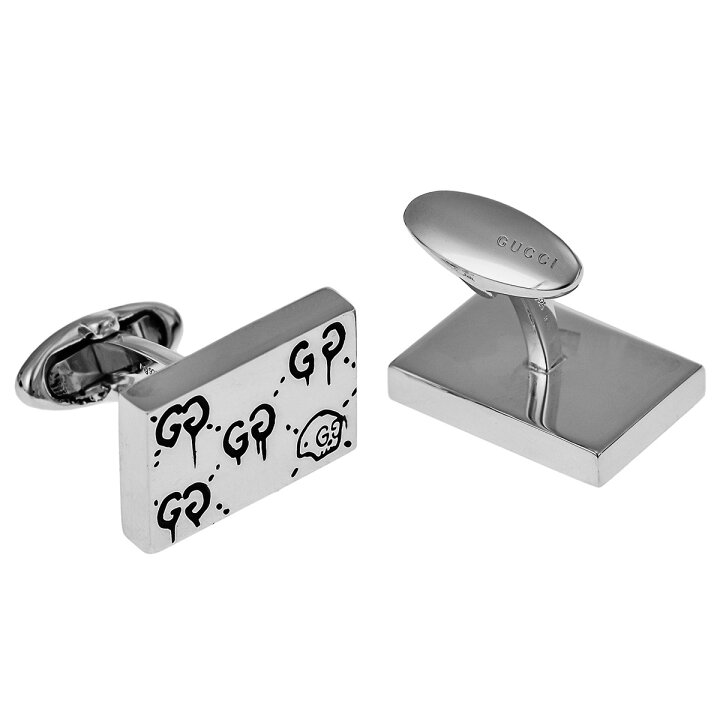 楽天市場】グッチ GUCCI カフスボタン 457224 J8400 0701 GHOST 
