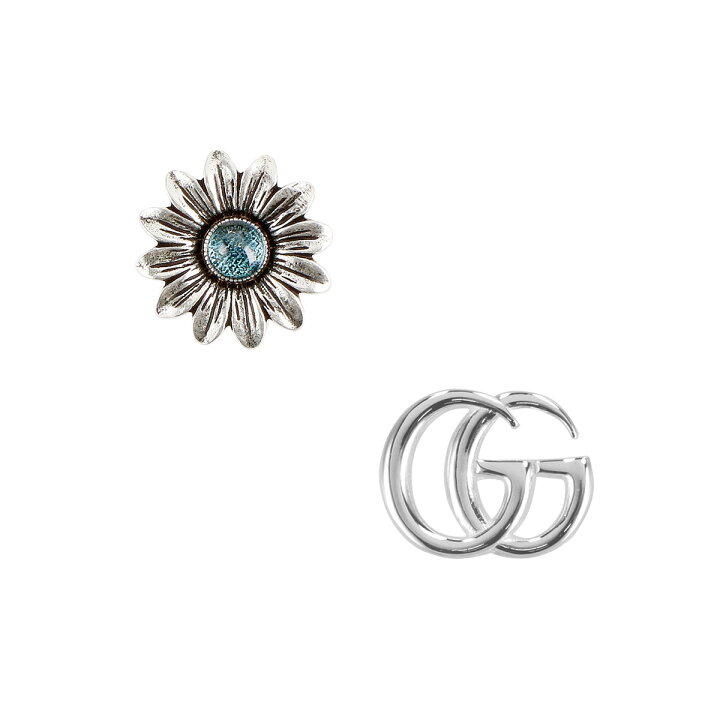 楽天市場】グッチ GUCCI ピアス 527344 I5569 8183 DOUBLE G FLOWER  