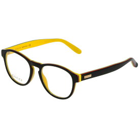 グッチ GUCCI オプティカルフレーム メガネ フレーム GG0273O-005 眼鏡 ボストン型 フレームのみ メンズ レディース ブラック+イエロー