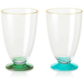 ケイトスペード コップ 143635 ACRYLIC TUMBLER アクリル タンブラー ペア セット GREEN AND TURQUOISE グリーン ターコイズ