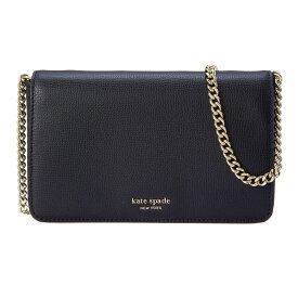 ケイトスペード kate spade NEW YORK 財布 長財布 チェーンウォレット フラップ PWRU7201 001 ブラック