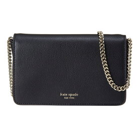 ケイトスペード kate spade NEW YORK 財布 長財布 チェーンウォレット フラップ PWRU7604 001 ブラック