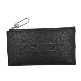 ケンゾー KENZO カードケース 名刺入れ コインケース マルチケース FA65PM506L45 99 ZIP CARDHOLDER BLACK ブラック