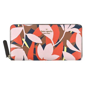 ケイトスペード kate spade new york 財布 長財布 ラウンドファスナー長財布 小銭入れ付き WLRU6161 673 レディース マルチカラー レザー