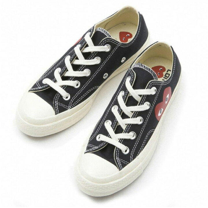 楽天市場 コムデギャルソン Comme Des Garcons Az K111 コンバースコラボスニーカー Play Converse Chuck Taylor All Star ブラック ホワイト Black White メンズ レディース ユニセックス スニーカーコンバース Play ハート レディース メンス ローカット オールスター 楽天市場 コムデギャルソン Comme Des Garcons Az K111 コンバースコラボスニーカー Play Converse Chuck Taylor All Star ブラック ホワイト Black White メンズ レディース ユニセックス スニーカーコンバース Play ハート レディース メンス ローカット オールスター