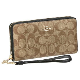 【楽天スーパーSALE対象商品】コーチファクトリー COACH FACTORY 財布 長財布 ラウンドファスナー長財布 小銭入れ付き C4452 IMCBI レディース ブラウン