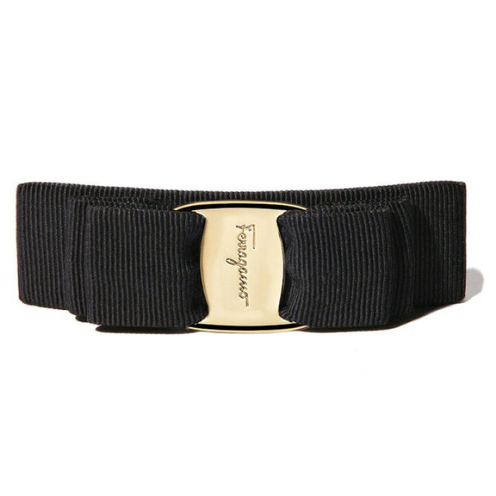 楽天市場】フェラガモ Ferragamo 新作 バレッタ ヴァラ リボン 黒 髪  