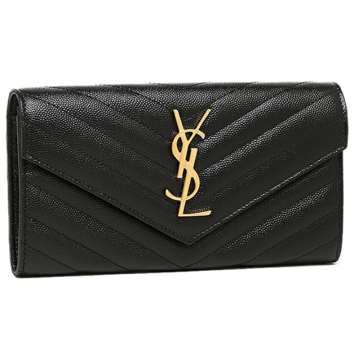 楽天市場】サンローラン SAINT LAURENT 二つ折り長財布 レディース 長  
