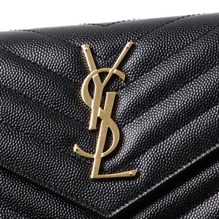 楽天市場】サンローラン SAINT LAURENT 二つ折り長財布 レディース 長  