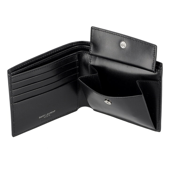 楽天市場】サンローラン SAINT LAURENT 財布 二つ折り財布 折りたたみ  