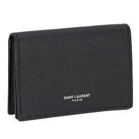 サンローラン SAINT LAURENT カードケース 名刺入れ 469338BTY7N-1000 メンズ ブラック 本革 レザー