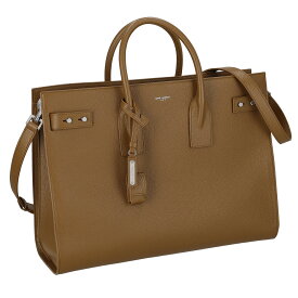 サンローラン SAINT LAURENT バッグ 2WAY ビジネスバッグ ハンドバッグ ショルダーバッグ 肩掛けバッグ SAC DE JOUR THIN LARGE IN GRAINED LEATHER 631526 DTI0E 2536 メンズ FOX ブラウン