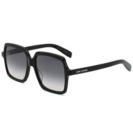 イヴサンローラン(サンローラン) Yves Saint Laurent サングラス グローバルフィット SL 174-001 スクエア型 メンズ レディース ユニセックス ブラック+グレーグラデーション