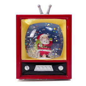 GTS ジーティーエス ミニバディー テレビスノードーム サンタ XTN426ST クリスマス 置物 飾り ディスプレイ 雑貨 クリスマスプレゼント ギフト サンタクロース