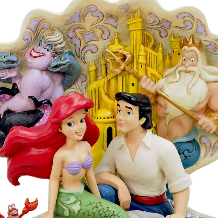 ディズニー リトルマーメイド アリエル フランダー セバスチャン フィギュア 2個セット ビンテージ 人形 Disney The Little Mermaid 全国組立設置無料