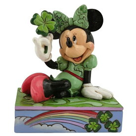 ジムショア Jim Shore ディズニー トラディション Disney Traditions ミニー シャムロック フィギュア 置物 人形 6010109 ミニーマウス インテリア