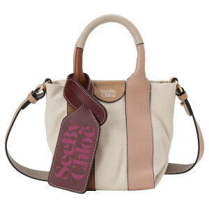 �V�[�o�C�N���G See by Chloe �o�b�O �~�j�g�[�g �΂ߊ|���o�b�O �V�����_�[�o�b�O �n���h�o�b�O CHS22USB68B04 242 bbsc00165l LAETIZIA MINI TOTE CROSSBODY BAG ���e�B�V�A �~�j Caramello �J������