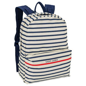 �Z���g�W�F�[���X SAINT JAMES �o�b�O �o�b�N�p�b�N �����b�N�T�b�N 1416 ECRU MARINE SAC A DOS RAYE ���f�B�[�X �����Y ���j�Z�b�N�X �l�C�r�[+�x�[�W��+���b�h