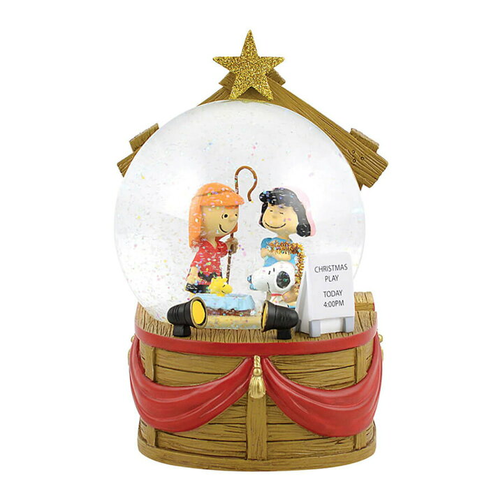 楽天市場 アウトレット Department 56 デパートメント56 スノードーム スヌーピー クリスマスプレイ クリスマス 置物 飾り ディスプレイ インテリア 雑貨 クリスマスプレゼント ギフト Salada Bowl おしゃれブランド通販