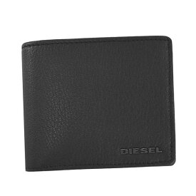 ディーゼル DIESEL 財布 X06627 P0396 T8013 HIRESH S THEBEIS 小銭入れ付き 二つ折り財布 BLACK ブラック