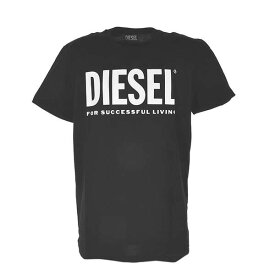 ディーゼル DIESEL メンズ Tシャツ 半袖 A02877 9XX 0AAXJ トップス ロゴ BLACK ブラック S M L