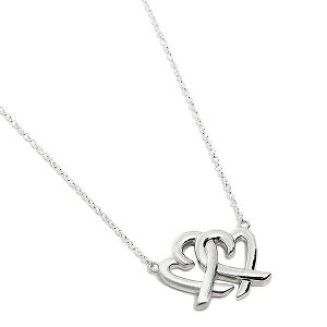 ティファニー TIFFANY&CO. パロマ・ピカソ ラビング ハート インターロッキング ペンダント ネックレス 18in 32080324 SILVER シルバー
