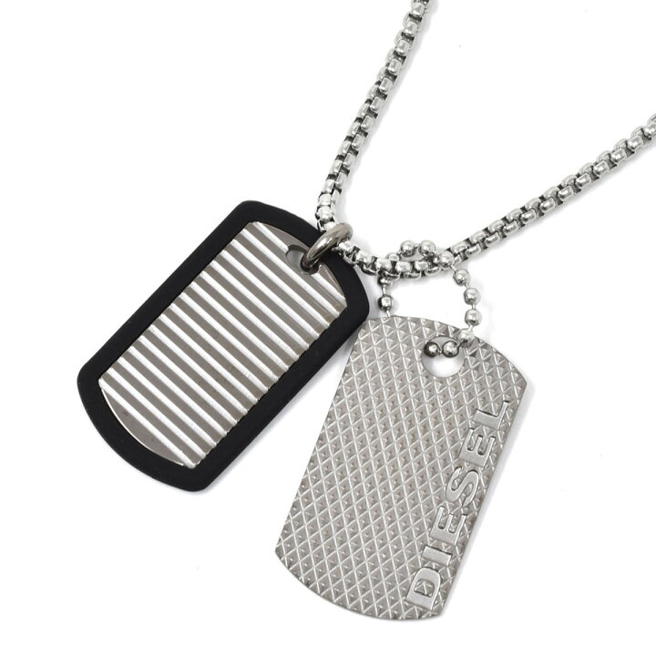 楽天市場】ディーゼル DIESEL ネックレス DX1314040 DOUBLE DOG TAG  