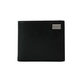 ディーゼル DIESEL 財布 二つ折り財布 折りたたみ財布 X09653 P3738 T8013 BI-FOLD COIN S 3D WALLET ブラック