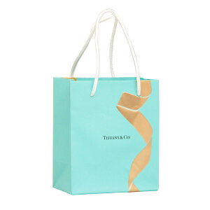ティファニー TIFFANY&CO ショップ袋 紙袋 手提げ 限定 ブランド ショッパー Sサイズ 単品