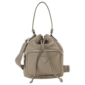 トリーバーチ TORY BURCH バッグ ハンドバッグ ショルダーバッグ 巾着バッグ 2way 134652 082 bbtb00217l Virginia Bucket Bag ヴァージニア バケットバッグ GRAY HERON グレージュ系