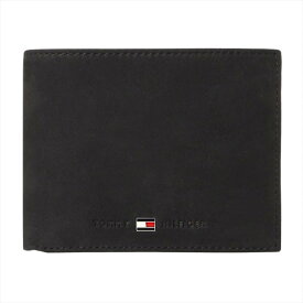 トミーヒルフィガー Tommy Hilfiger 財布 二つ折り財布 折りたたみ財布 AM0AM00659 002 小銭入れ有り Black ブラック