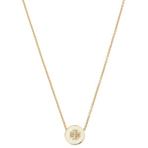 �g���[�o�[�` Tory Burch �L�� �G�i���� �y���_���g �l�b�N���X �_�u��T ���S �A�N�Z�T���[ KIRA ENAMEL PENDANT NECKLACE 90549 700 antb00106l ���f�B�[�X �S�[���h+�A�C�{���[
