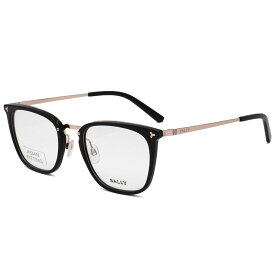 バリー BALLY メガネ フレーム BY5037D-005-53 眼鏡 フレームのみ メンズ ブラック＋ピンクゴールド