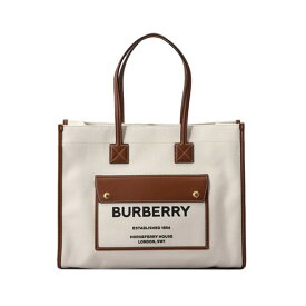 バーバリー BURBERRY バッグ トートバッグ 8044129 112818 A1395 LL MD POCKET DTL TOTE NATURAL/TAN ナチュラル+ブラウン系