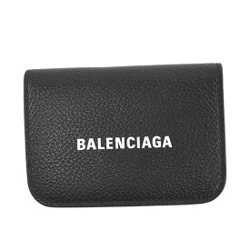 バレンシアガ BALENCIAGA 財布 三つ折り財布 ミニ財布 593813 1IZIM 1090 CASH MINI WALLET コンパクト BLACK/L WHITE ブラック