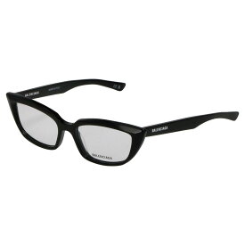 バレンシアガ BALENCIAGA メガネ オプティカルフレーム 眼鏡 フレーム BB0063O-001-INT-OPT フォックス型 レディース ブラック