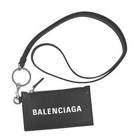 バレンシアガ BALENCIAGA カードケース 名刺入れ 594548 1IZI3 1090 CASH CA CASE ON KEYR レディース メンズ ブラック