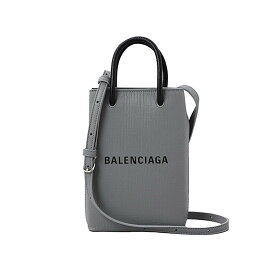 バレンシアガ BALENCIAGA バッグ ショルダーバッグ 肩掛けバッグ 斜め掛けバッグ ミニショルダー スマホショルダー 757773 0AI2N 1160 SHOPPING PHONE HOLD レディース メンズ グレー系