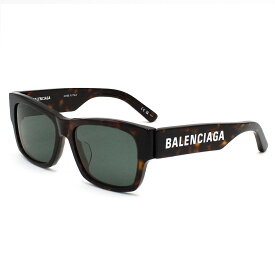 バレンシアガ BALENCIAGA サングラス アジアンフィット BB0262SA-002 アイウェア スクエア型 メンズ レディース ユニセックス ハバナ+グリーン