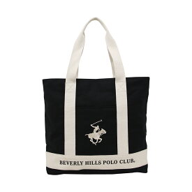 ビバリーヒルズ ポロ クラブ BEVERLY HILLS POLO CLUB バッグ トートバッグ 肩掛けバッグ BHC003 181276 ブラック+アイボリー+ホワイト系