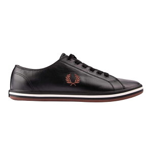 �t���b�h�y���[ FRED PERRY �X�j�[�J�[ ���[�J�b�g �V���[�Y �C �L���O�X�g�� ���U�[ B4333 S76 �����Y �u���b�N+�u���E��