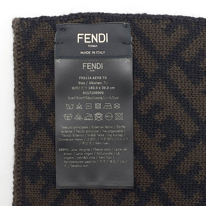 楽天市場】フェンディ FENDI マフラー FXS124 AEVB F1DPC マルチカラー  