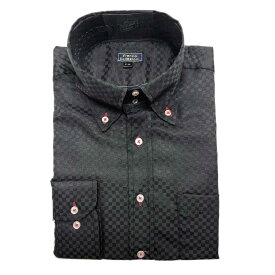 フランコ・コレツィオーニ Franco Collezioni Yシャツ ドレスシャツ メンズ ワイシャツ 長袖 ブラック系 Sサイズ 37-80 ブラック系